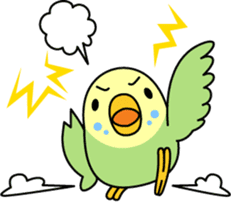 Budgerigar "Sekiseinko-kko" sticker #1274222