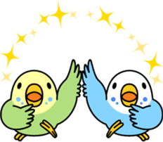 Budgerigar "Sekiseinko-kko" sticker #1274226
