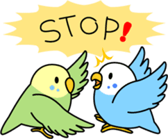 Budgerigar "Sekiseinko-kko" sticker #1274233