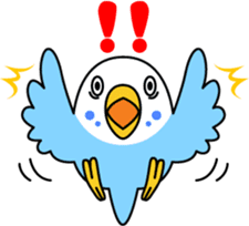 Budgerigar "Sekiseinko-kko" sticker #1274236