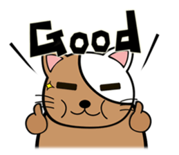 My fat cats sticker sticker #1274576