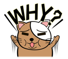 My fat cats sticker sticker #1274577