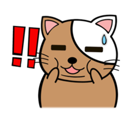 My fat cats sticker sticker #1274582