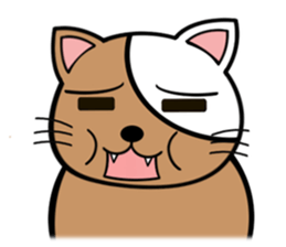 My fat cats sticker sticker #1274584
