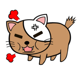 My fat cats sticker sticker #1274588