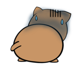 My fat cats sticker sticker #1274590