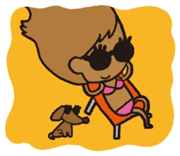 rocking' sea slug, 'Sonnen-chan' sticker #1275019