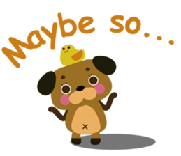 Bow-wow waltz sticker #1275991