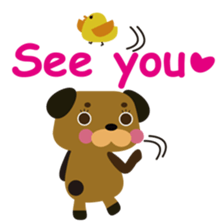 Bow-wow waltz sticker #1276001