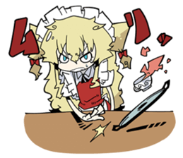 Dull Maid Sticker sticker #1276125