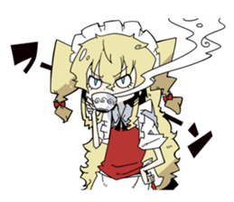 Dull Maid Sticker sticker #1276127