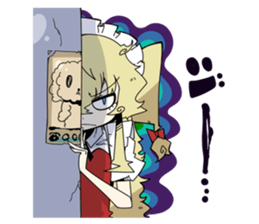 Dull Maid Sticker sticker #1276129