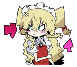 Dull Maid Sticker sticker #1276130