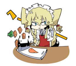 Dull Maid Sticker sticker #1276132