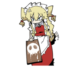 Dull Maid Sticker sticker #1276136