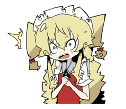 Dull Maid Sticker sticker #1276140