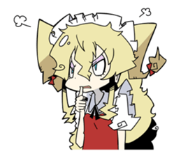 Dull Maid Sticker sticker #1276141