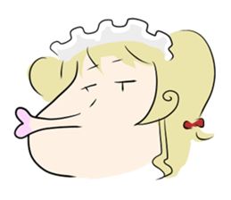 Dull Maid Sticker sticker #1276146