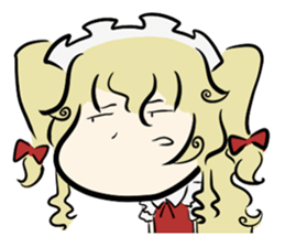 Dull Maid Sticker sticker #1276155