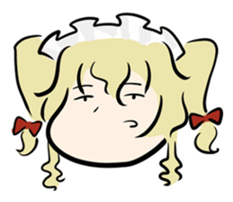 Dull Maid Sticker sticker #1276156