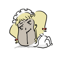 Dull Maid Sticker sticker #1276158