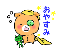 button teddybear sticker #1276565