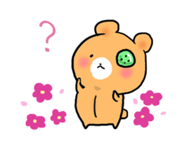 button teddybear sticker #1276566