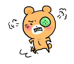 button teddybear sticker #1276574