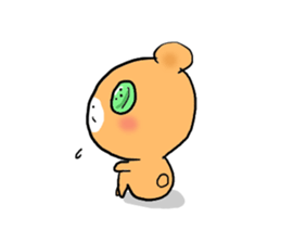 button teddybear sticker #1276587