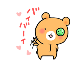 button teddybear sticker #1276597