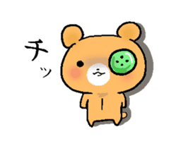 button teddybear sticker #1276598