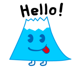 Mr. Mt fuji in japan sticker #1277043