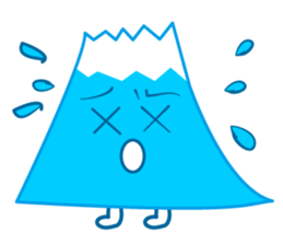 Mr. Mt fuji in japan sticker #1277046