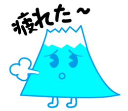 Mr. Mt fuji in japan sticker #1277047