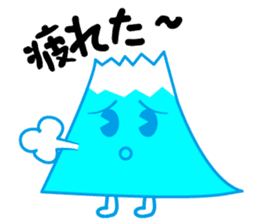 Mr. Mt fuji in japan sticker #1277047