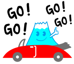 Mr. Mt fuji in japan sticker #1277050