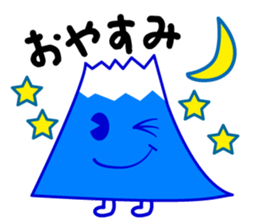 Mr. Mt fuji in japan sticker #1277069