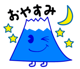 Mr. Mt fuji in japan sticker #1277069