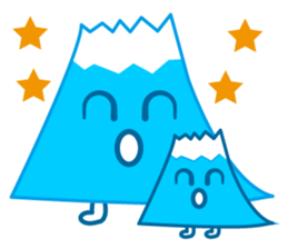 Mr. Mt fuji in japan sticker #1277073