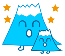 Mr. Mt fuji in japan sticker #1277073