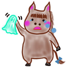 The name of the foal is Carroty. sticker #1277688