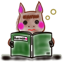 The name of the foal is Carroty. sticker #1277692