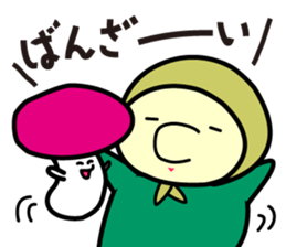 The Mushroom Hunter CHI-SAN sticker #1277915