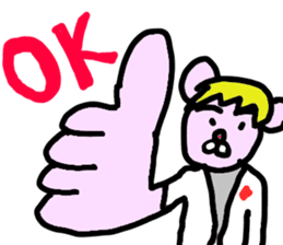 Pink Cool Mouse sticker #1278162