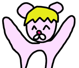 Pink Cool Mouse sticker #1278174