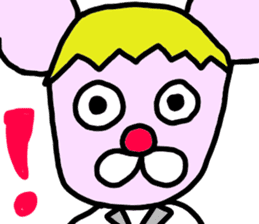 Pink Cool Mouse sticker #1278175