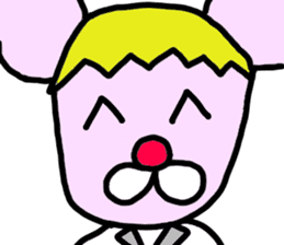 Pink Cool Mouse sticker #1278176