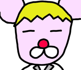 Pink Cool Mouse sticker #1278177