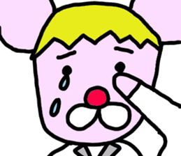 Pink Cool Mouse sticker #1278178