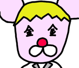 Pink Cool Mouse sticker #1278185